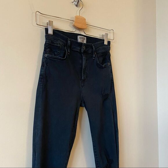 Agolde - Sophie Hi Rise Skinny in Ruthless (Size:24) - Picture 4 of 12